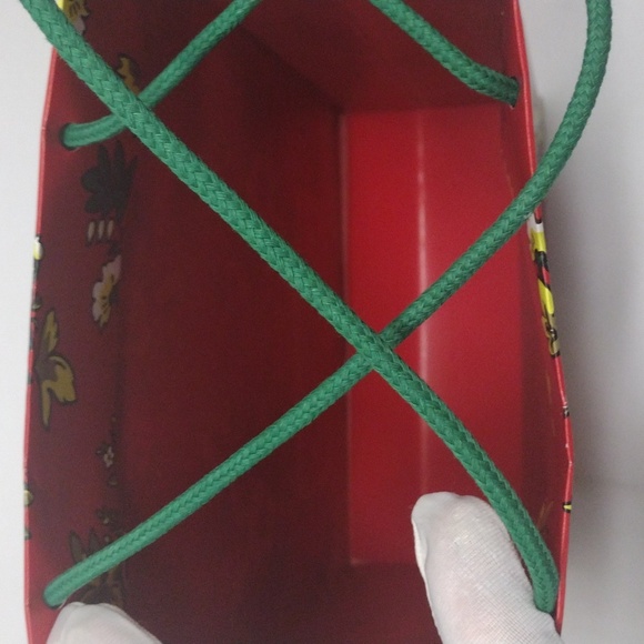 Kenzo Paris Red Floral Paper Bag - Picture 9 of 12